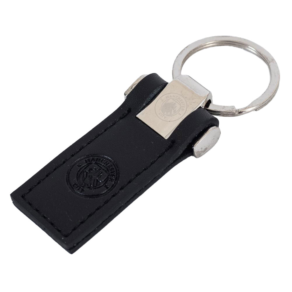 Manchester City Leather Key Fob