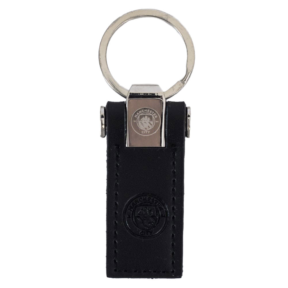 Manchester City Leather Key Fob