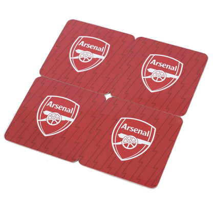 Arsenal 4 Pack Coaster Set Football Gifts Online