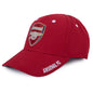 Red Arsenal FC cap on a white background