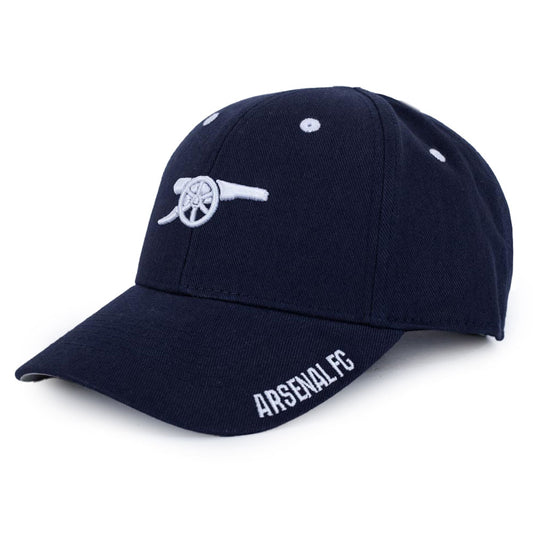 Navy blue cap with Arsenal FC logo on a white background