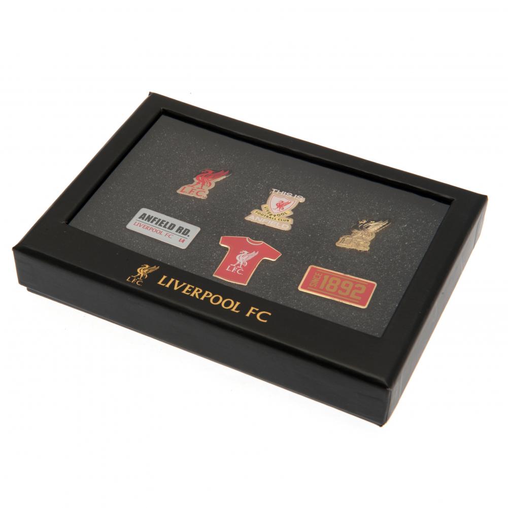 Liverpool FC 6 Piece Badge Set
