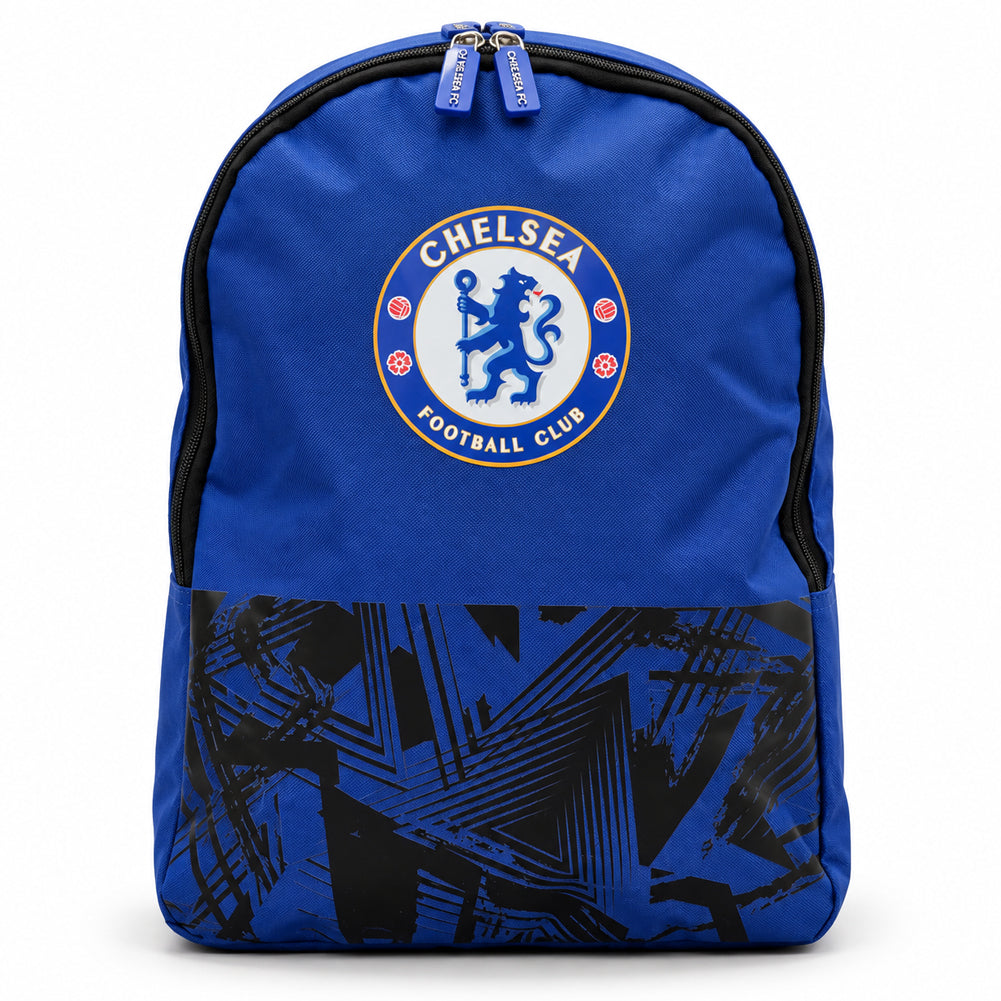 Chelsea FC Fusion backpack in blue with Chelsea Lion crest