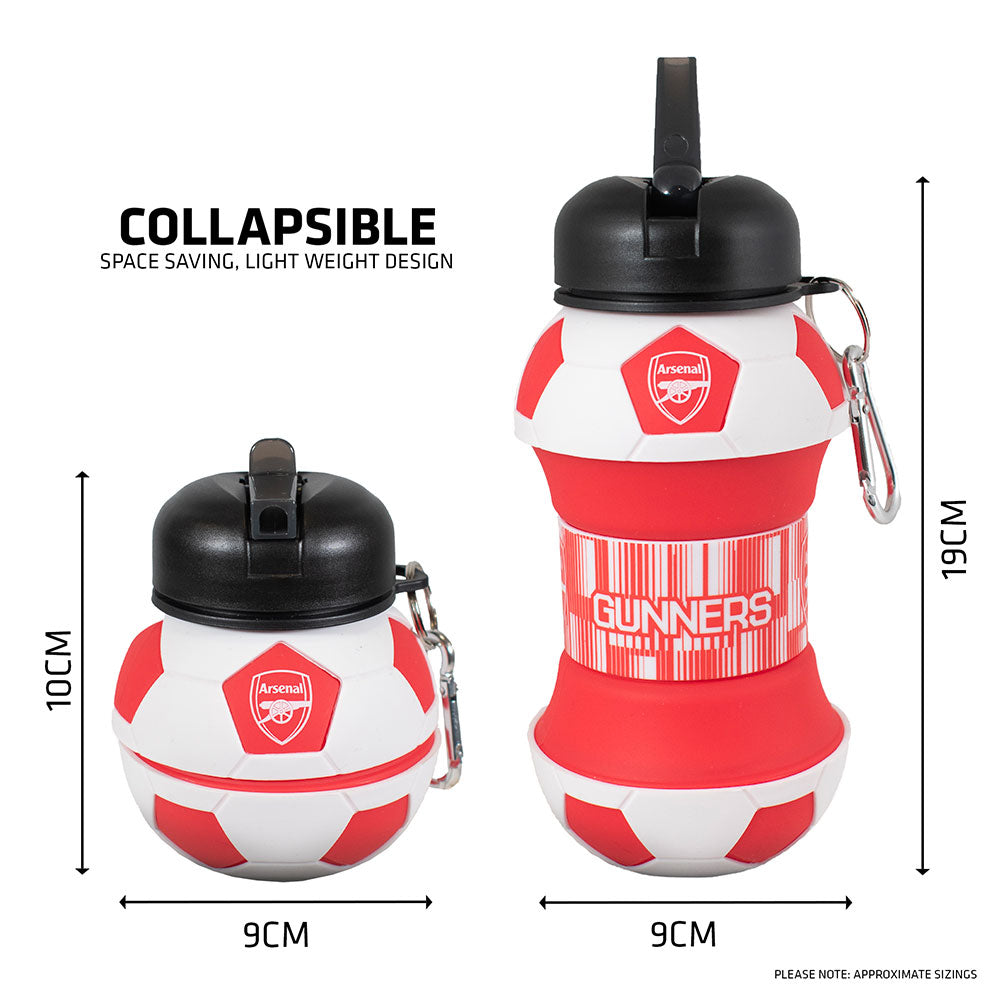 Arsenal Collapsible Football Drinks Bottle