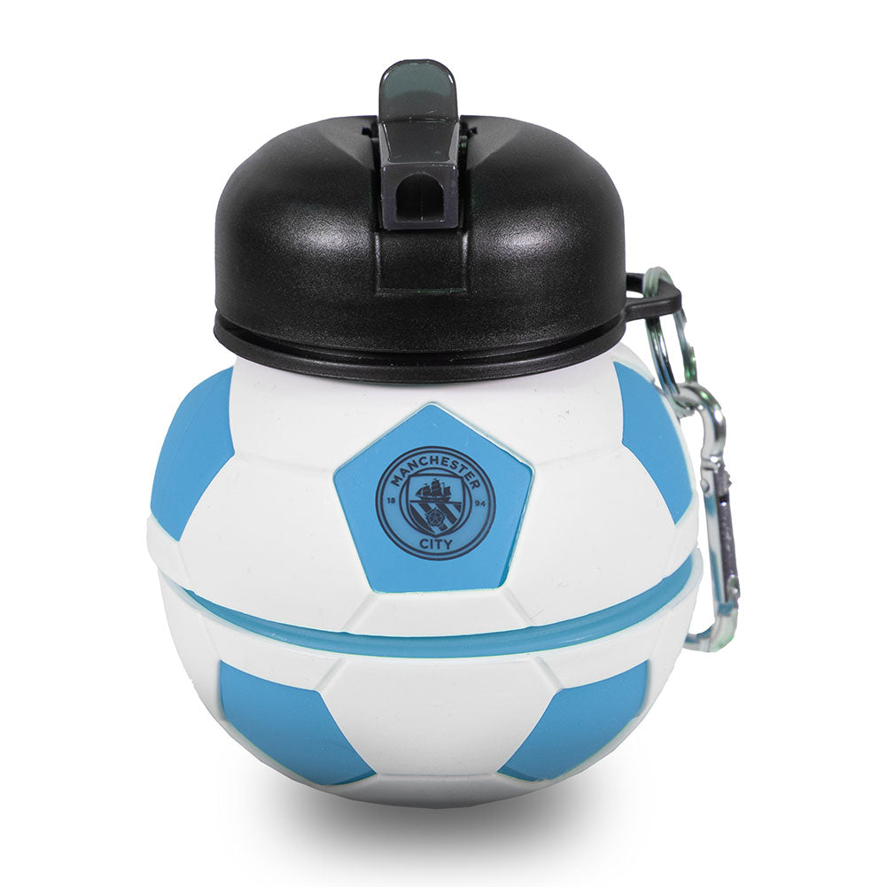 Manchester City Collapsible Football Drinks Bottle