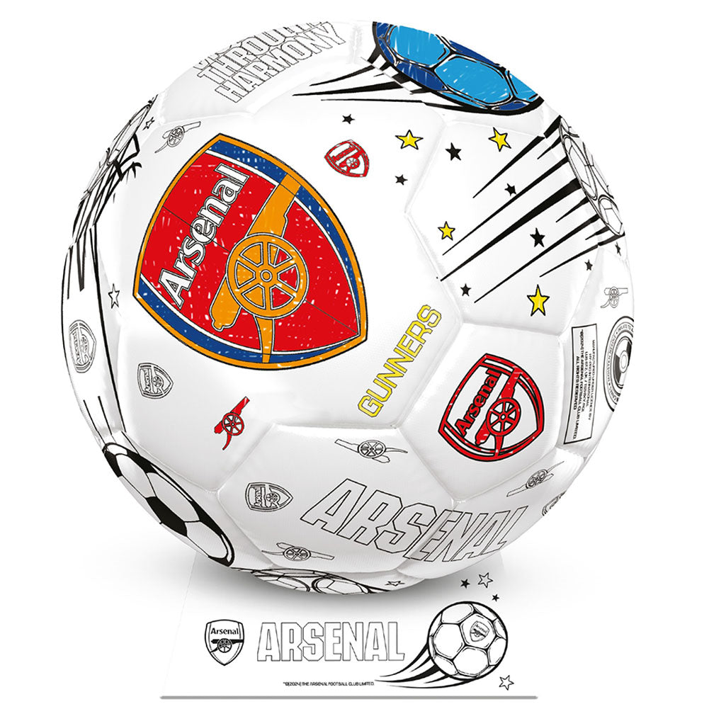 Arsenal FC ‘Colour In’ Mini Football Set