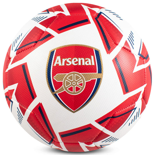 Arsenal Red and White Textured Football
