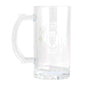 Manchester United Mono Crest Glass Tankard