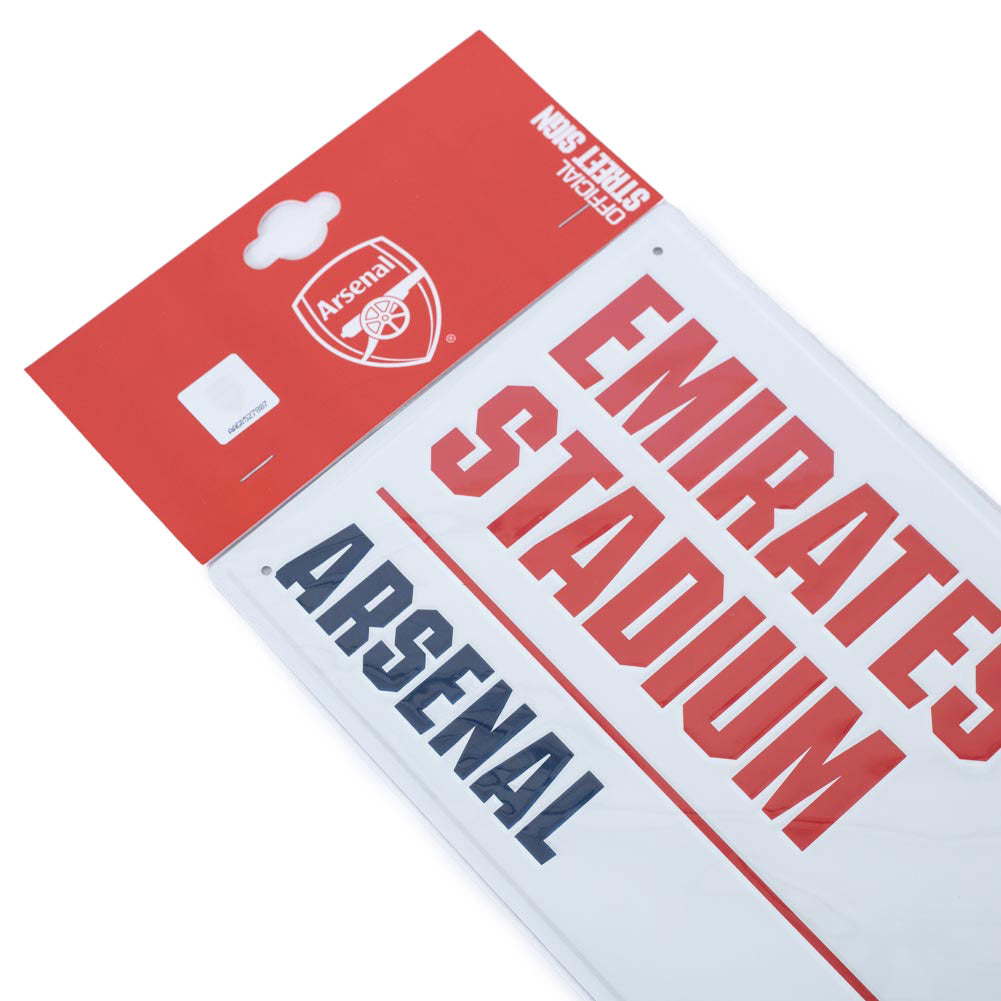 Arsenal White Emirates Stadium Street Sign