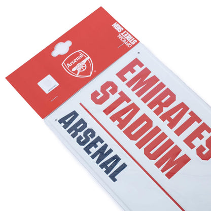 Arsenal White Emirates Stadium Street Sign