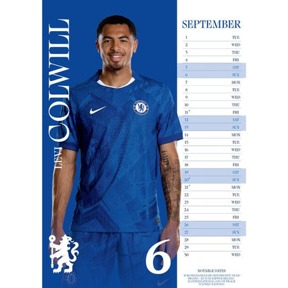 Chelsea FC A3 2026 Calendar