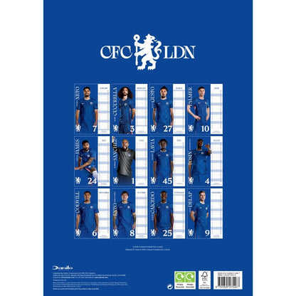 Chelsea FC A3 2026 Calendar