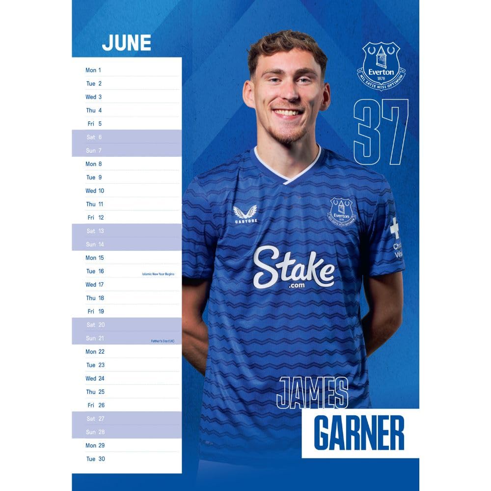 Everton A3 2026 Calendar