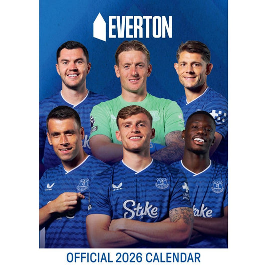Everton official 2026 calendar 