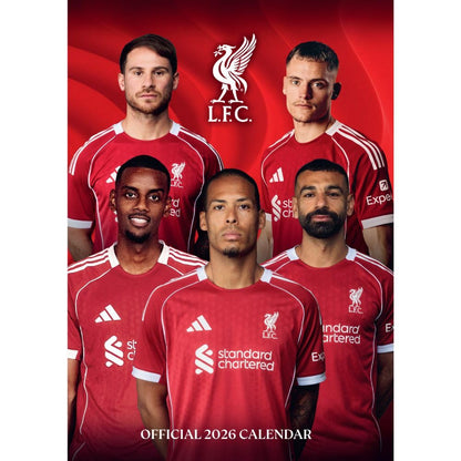 2026 A3 Liverpool FC Wall Calendar