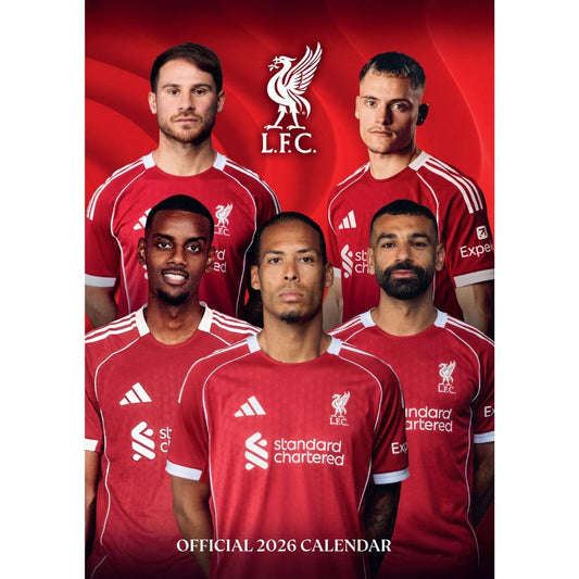 2026 A3 Liverpool FC Wall Calendar