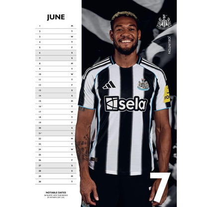 Newcastle United A3 2026 Calendar