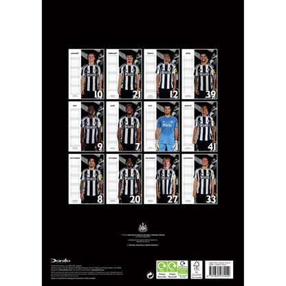 Newcastle United A3 2026 Calendar