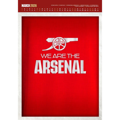 Arsenal Deluxe 2026 Calendar