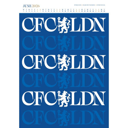 Chelsea FC Deluxe 2026 Calendar