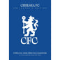 Chelsea FC collector's edition 2026 deluxe calendar with lion emblem on blue background