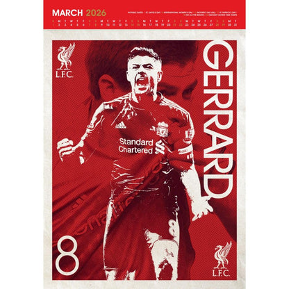 Liverpool FC Deluxe 2026 Calendar