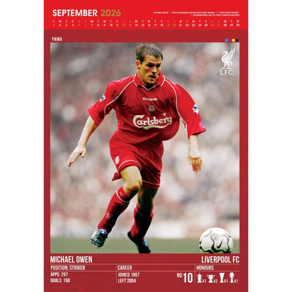 Liverpool FC Deluxe 2026 Calendar