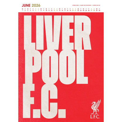 Liverpool FC Deluxe 2026 Calendar