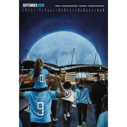 Manchester City Deluxe 2026 Calendar