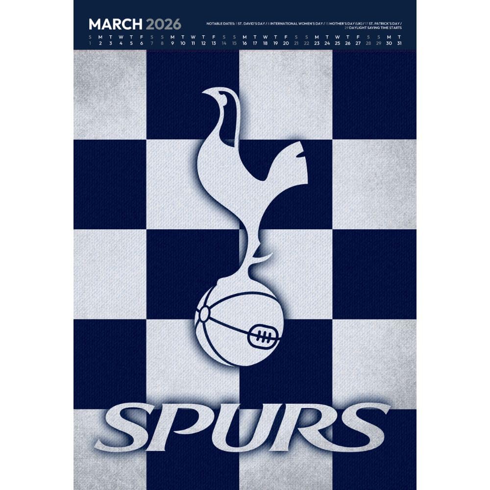 Tottenham Hotspur Deluxe 2026 Calendar