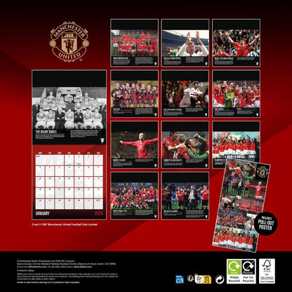 Manchester United 2026 Calendar, Diary & Pen Musical Box Set