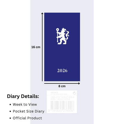 Chelsea FC 2026 Slim Diary