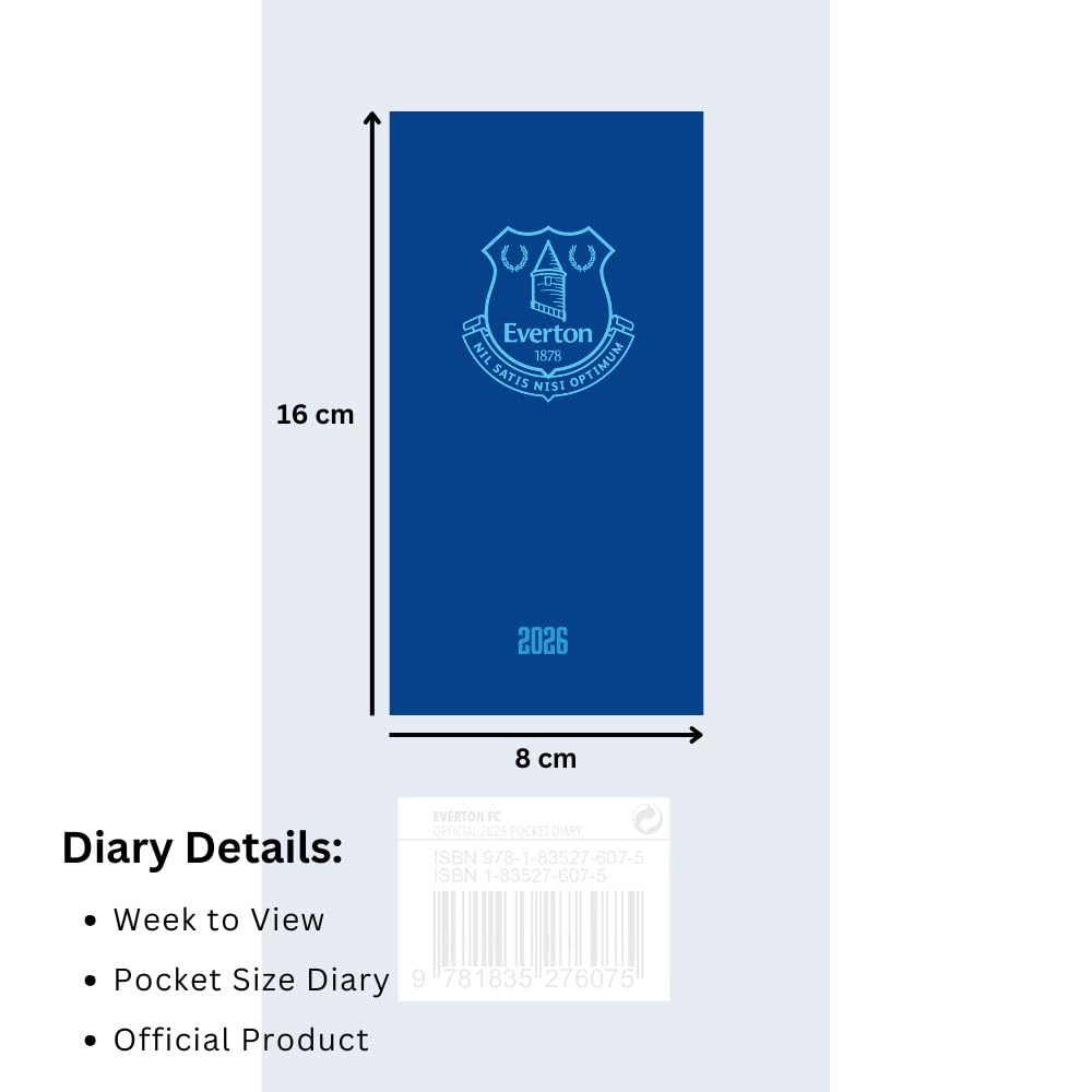 Everton 2026 Slim Diary