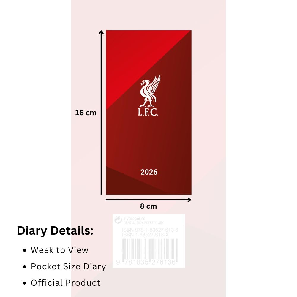 Liverpool FC 2026 Slim Diary