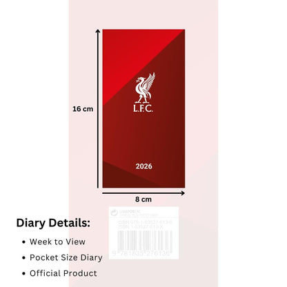Liverpool FC 2026 Slim Diary