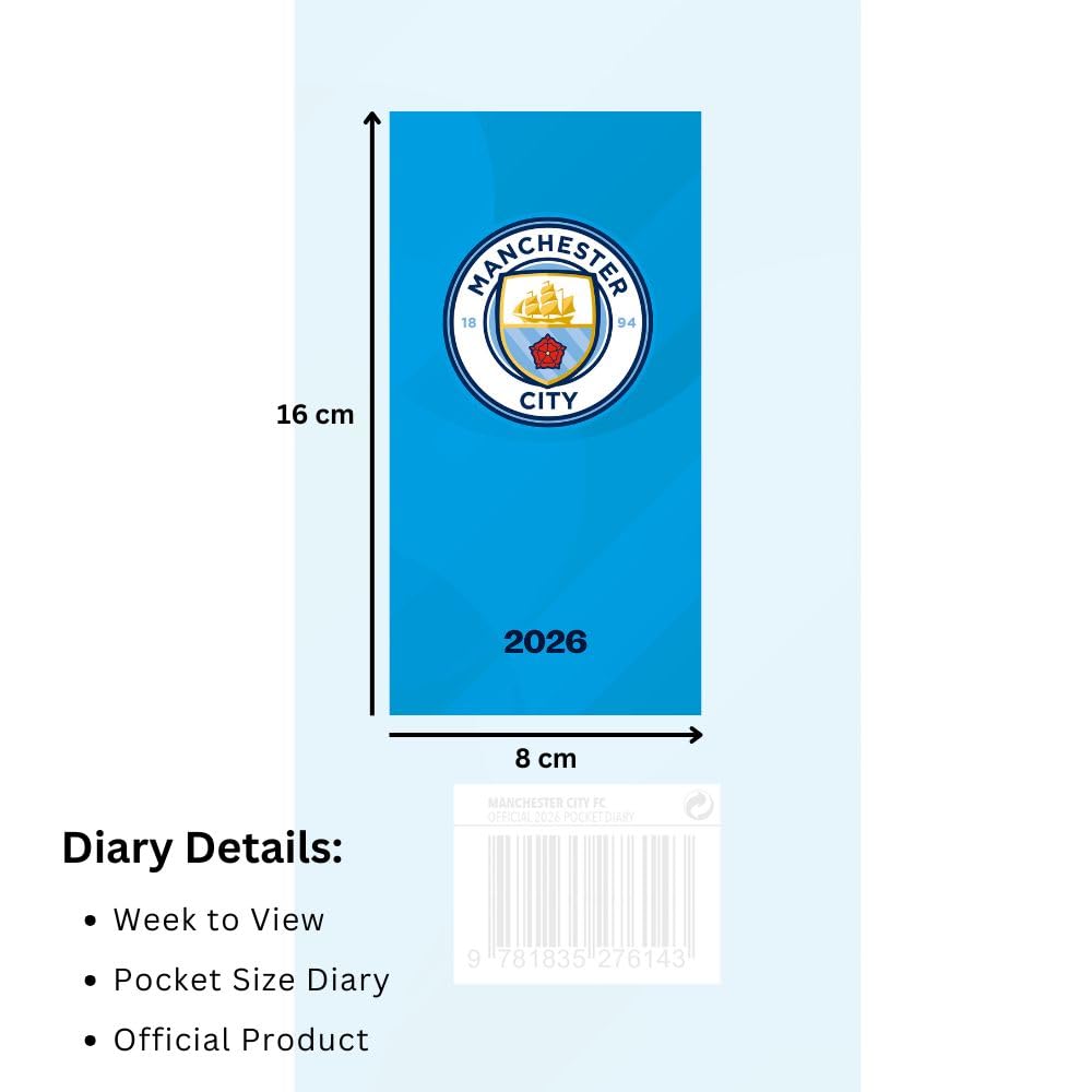 Manchester City 2026 Slim Diary