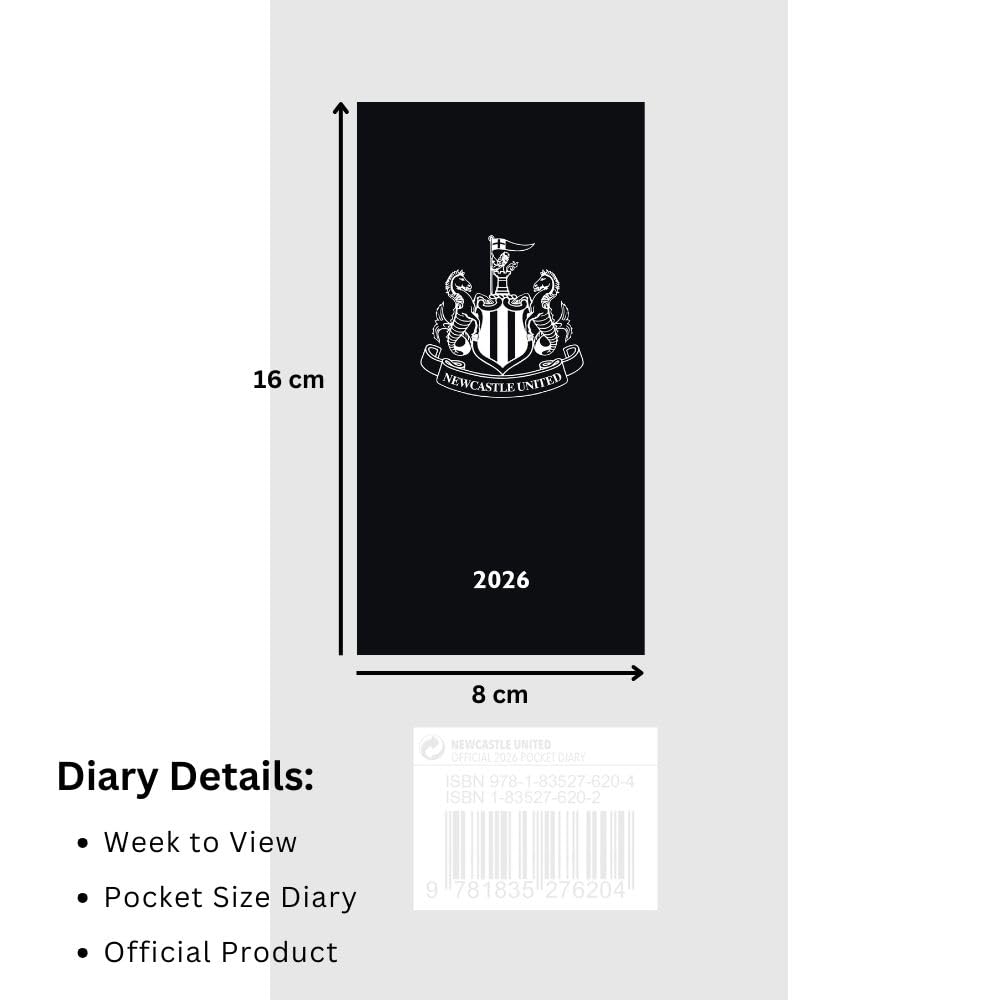 Newcastle United 2026 Slim Diary