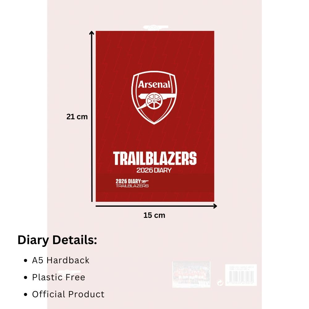 Arsenal 2026 A5 Diary