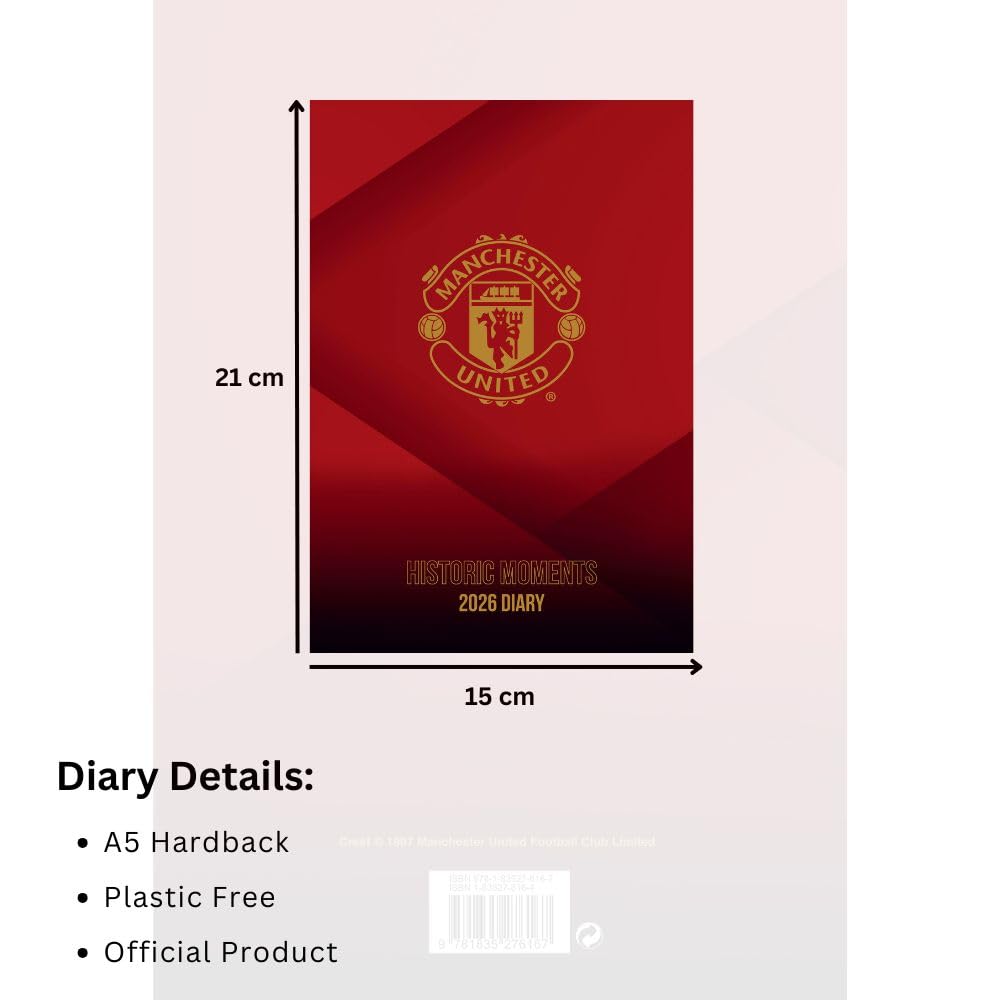 Manchester United 2026 A5 Diary