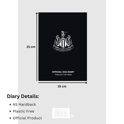 Newcastle United 2026 A5 Diary