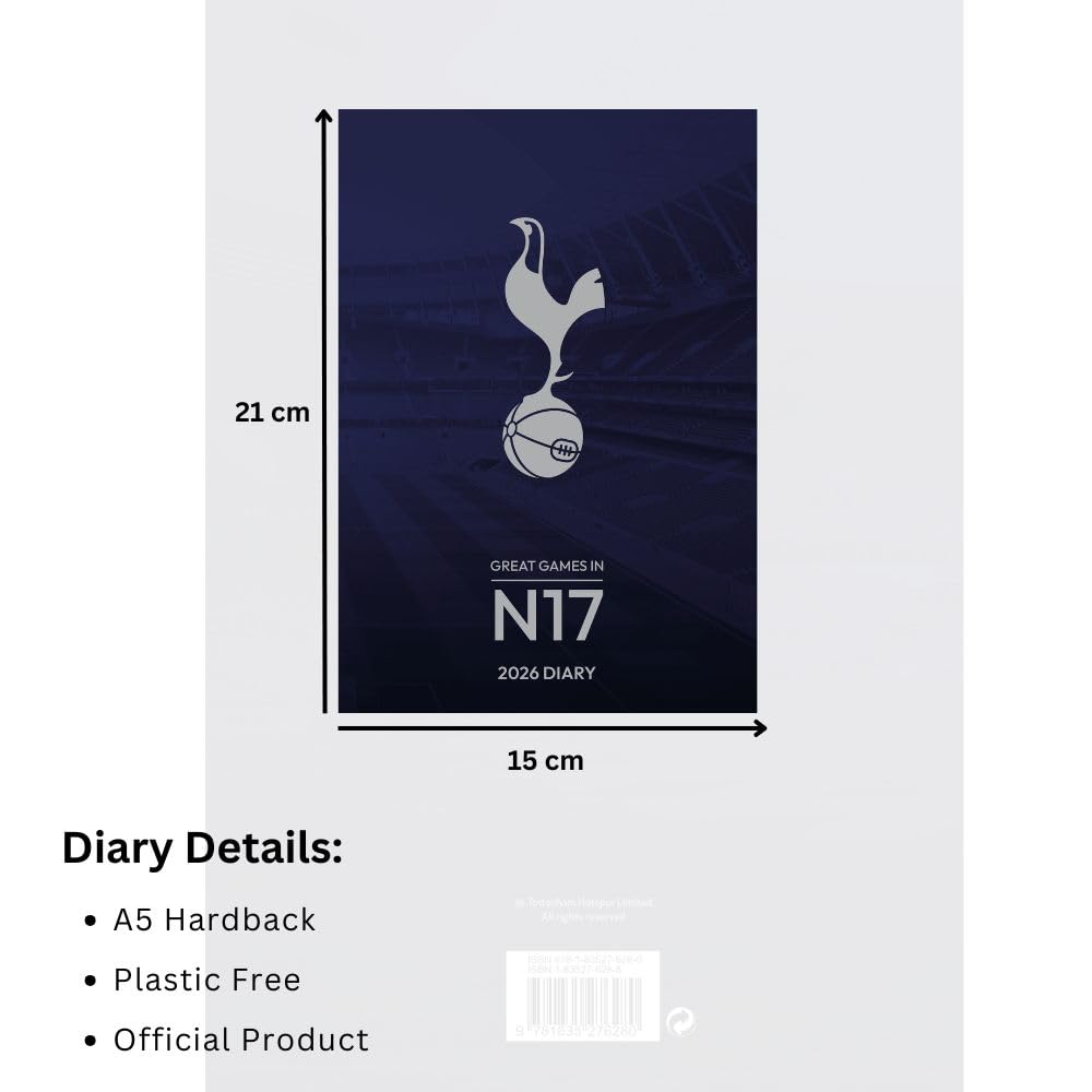 Tottenham Hotspur 2026 A5 Diary