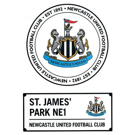 Newcastle United Car Sticker