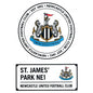 Newcastle United Car Sticker