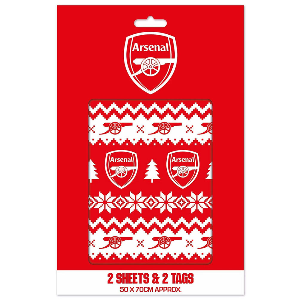 Arsenal Christmas Gift Wrap