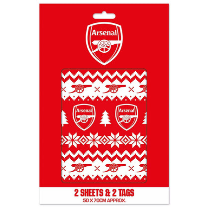Arsenal Christmas Gift Wrap