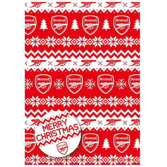 Arsenal Christmas Gift Wrapping Paper