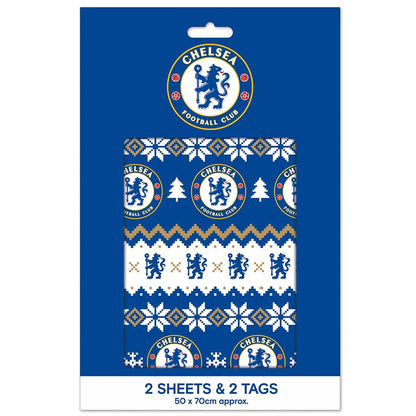 Chelsea FC Christmas Gift Wrap