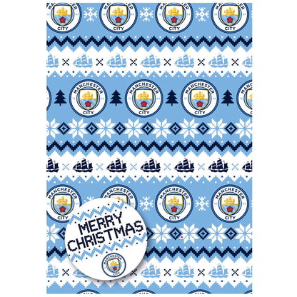 Manchester City Christmas Gift Wrapping