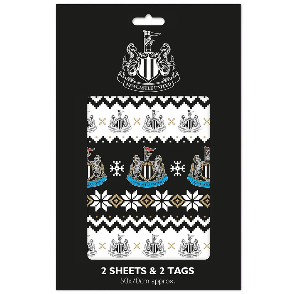 Newcastle United Christmas Gift Wrap