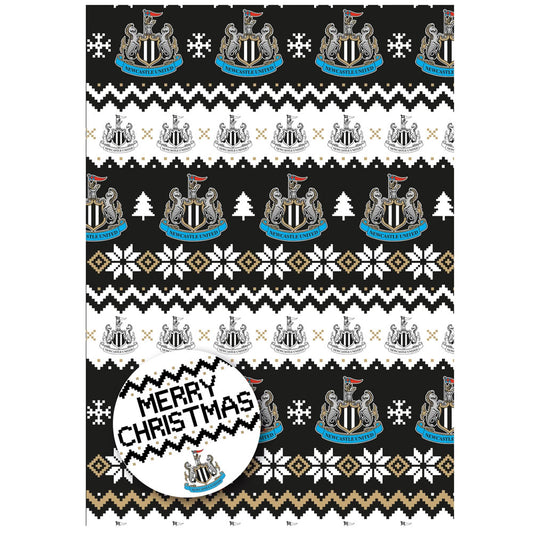 Newcastle United Christmas Wrapping Paper